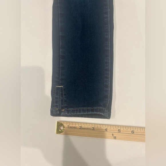 Lucky Brand Charlie Skimmer Jeans Women’s 2/26 Split Hem Dark Wash - Picture 12 of 12